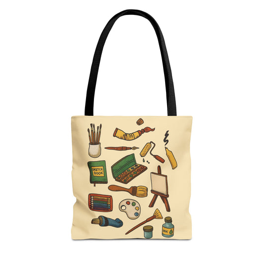 Artist Supplies Tote Bag
