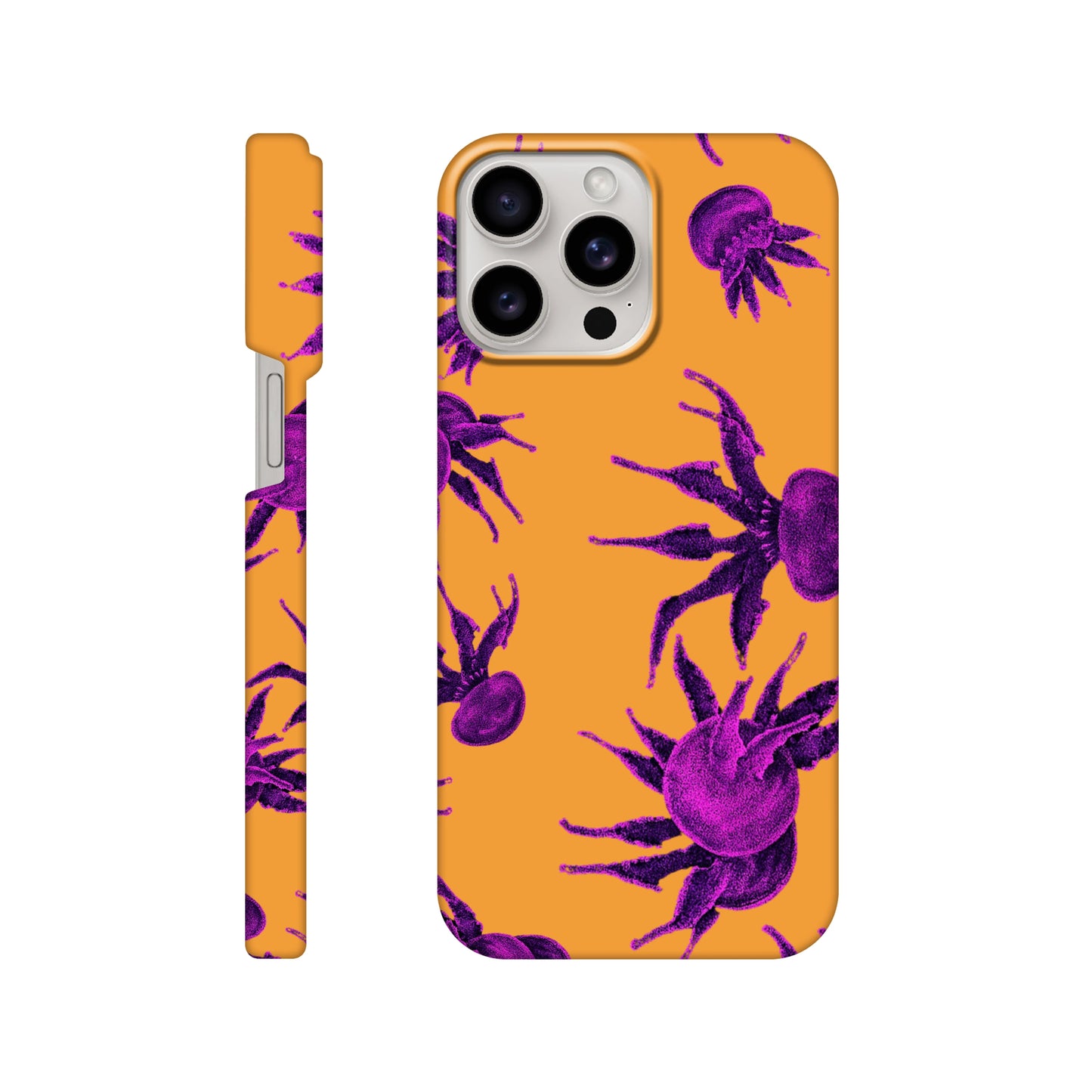 Vibrant Jellyfish Slim Phone Case – Colorful Ocean Art Design