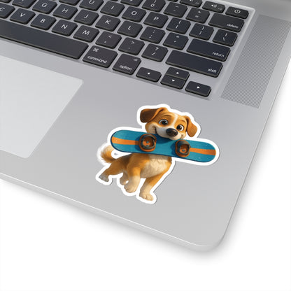 Cute Puppy Kiss-Cut Sticker