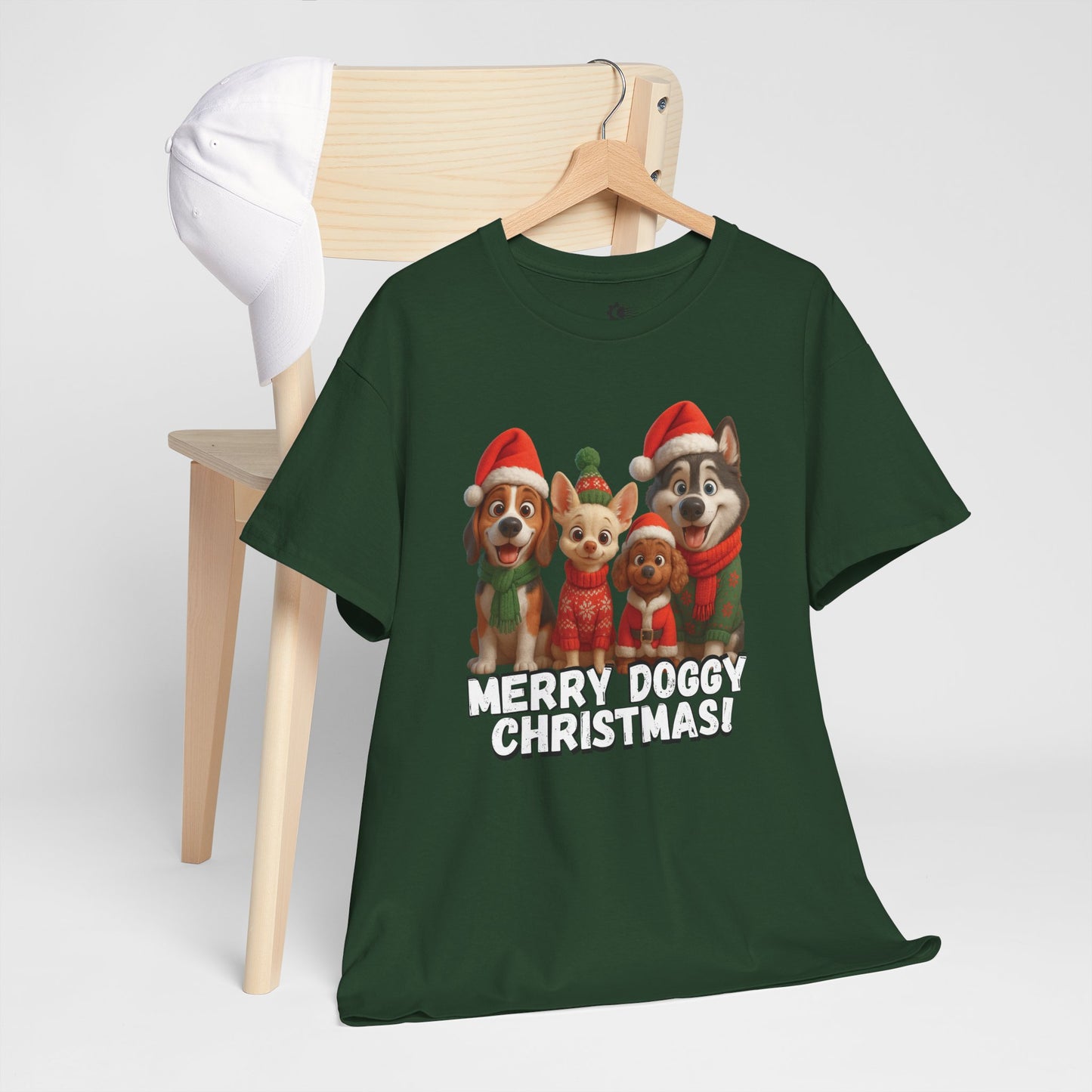 T-Shirt — Cute Santa Puppies