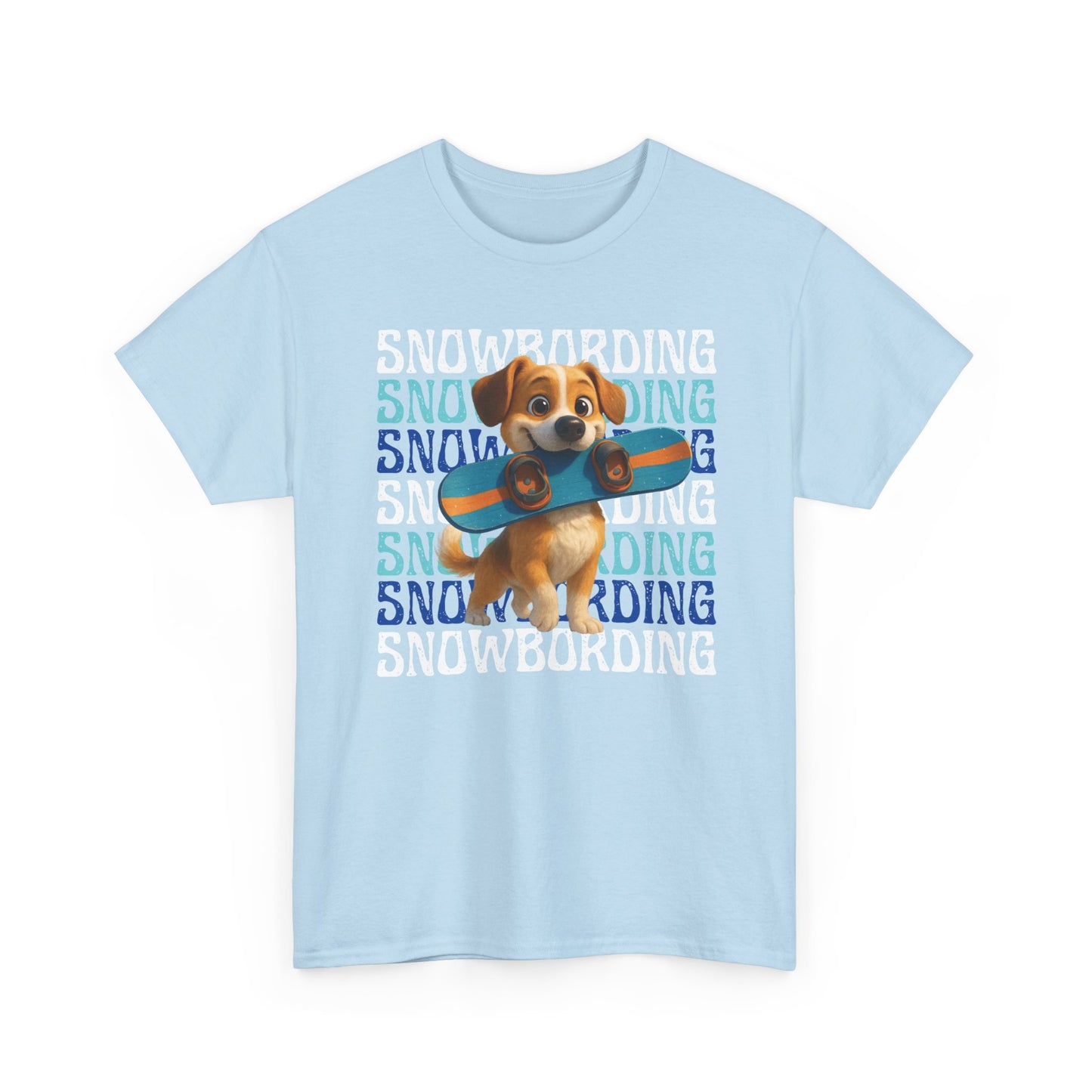Cute Dog Snowboarder T-Shirt