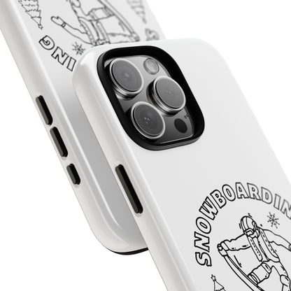 Snowboarding Graphic Tough Case