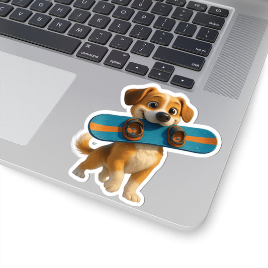 Cute Puppy Kiss-Cut Sticker