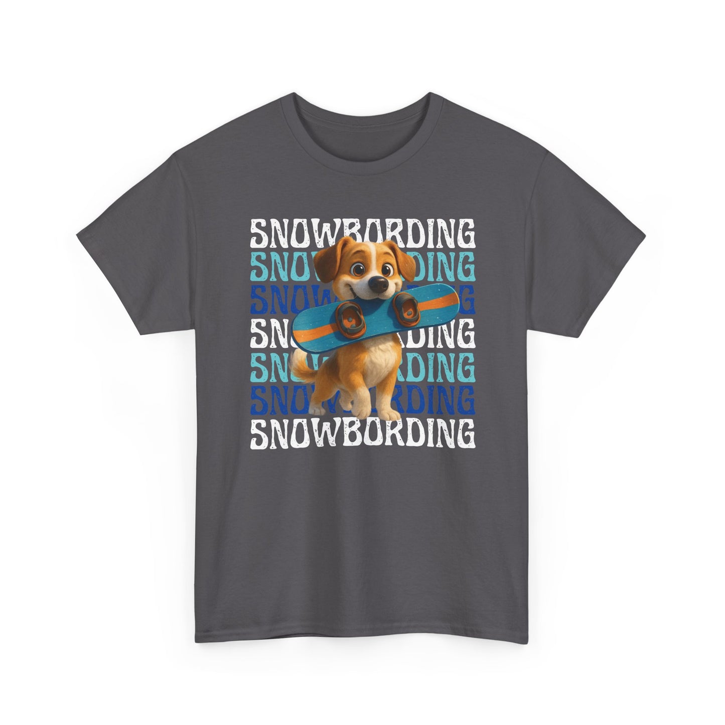 Cute Dog Snowboarder T-Shirt