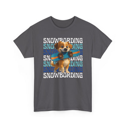 Cute Dog Snowboarder T-Shirt