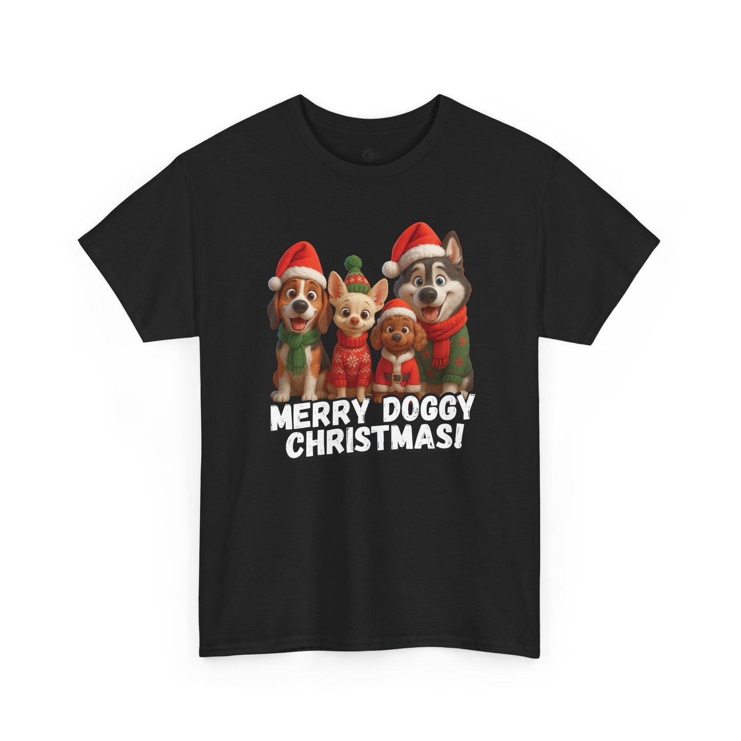 T-Shirt — Cute Santa Puppies