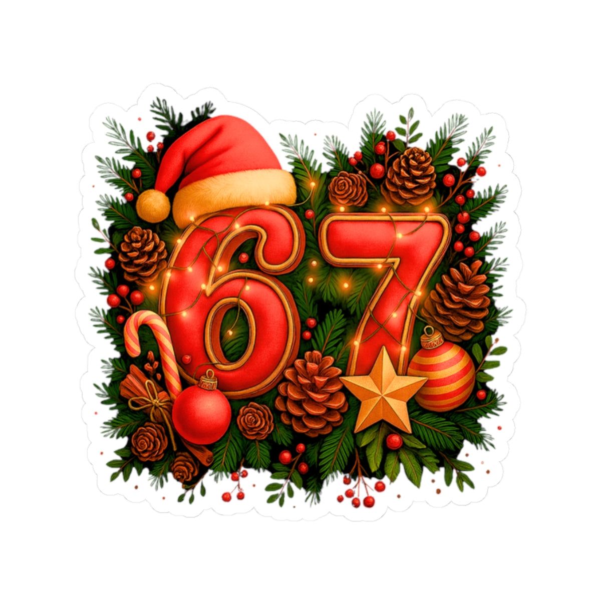 Christma 67 Sticker