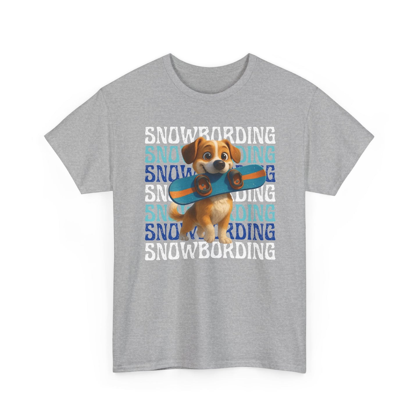 Cute Dog Snowboarder T-Shirt