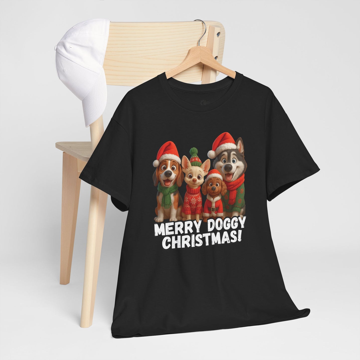 T-Shirt — Cute Santa Puppies
