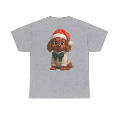 T-Shirt — Cute Santa Puppies