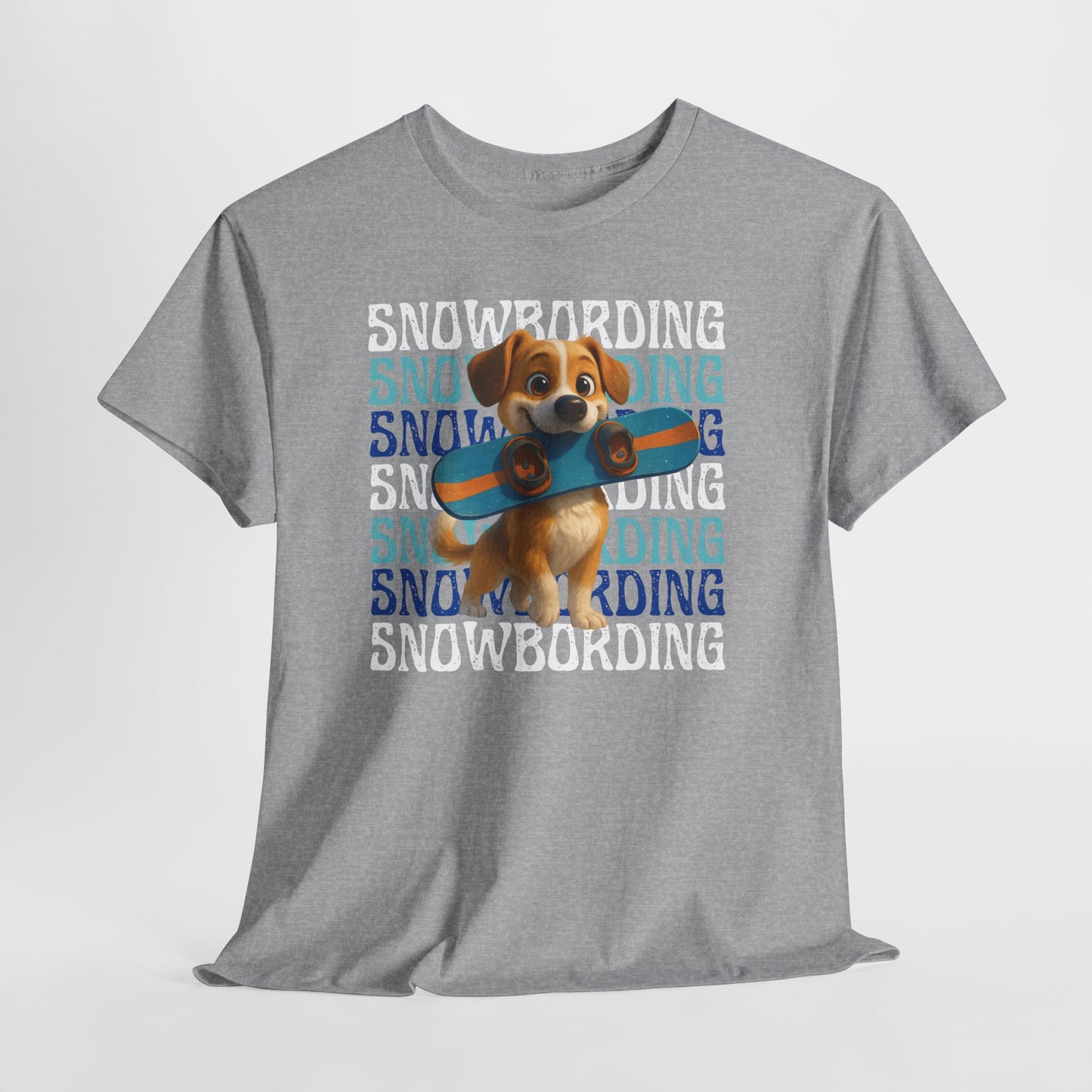 Cute Dog Snowboarder T-Shirt