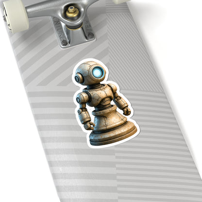 Robot Chess Pawn Sticker