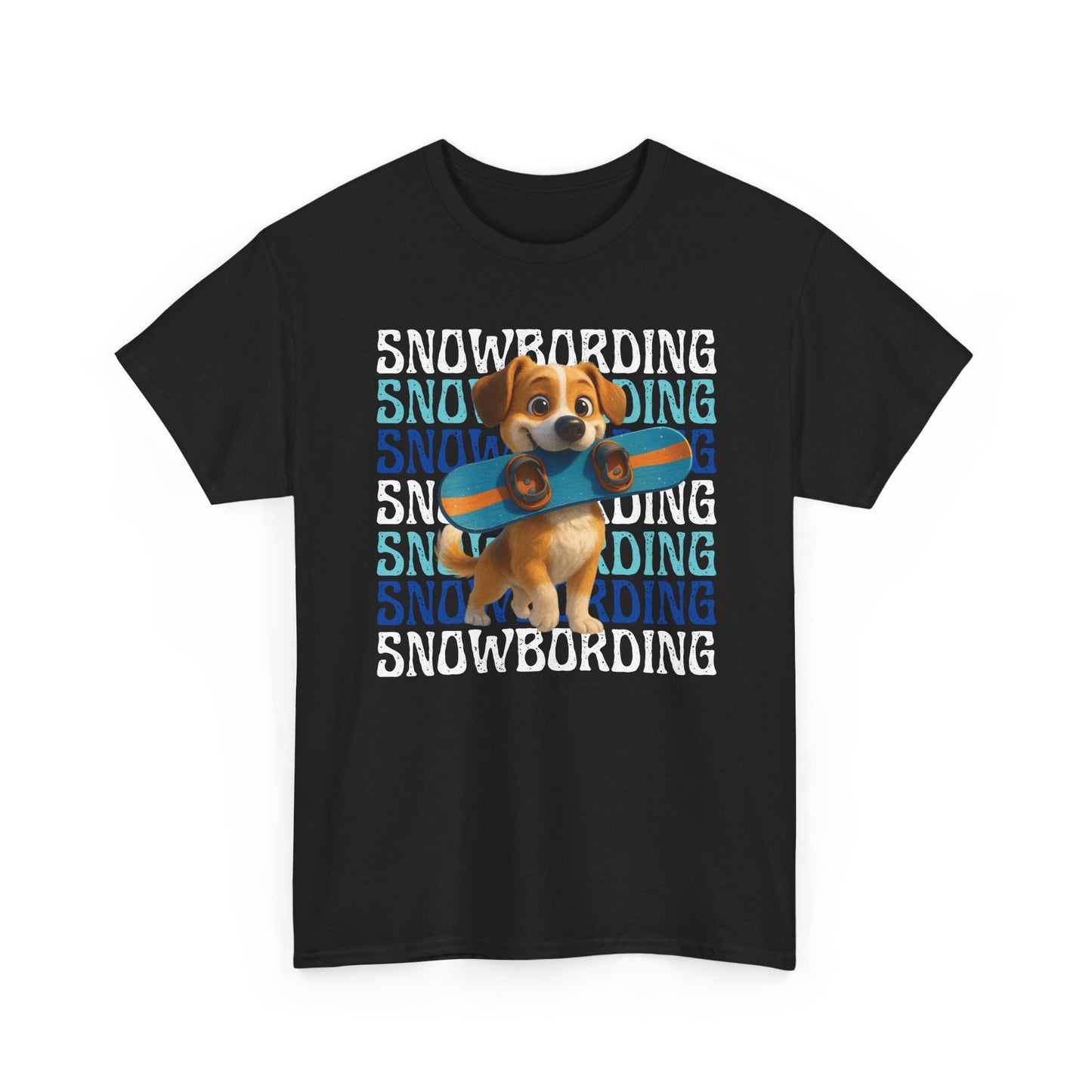 Cute Dog Snowboarder T-Shirt