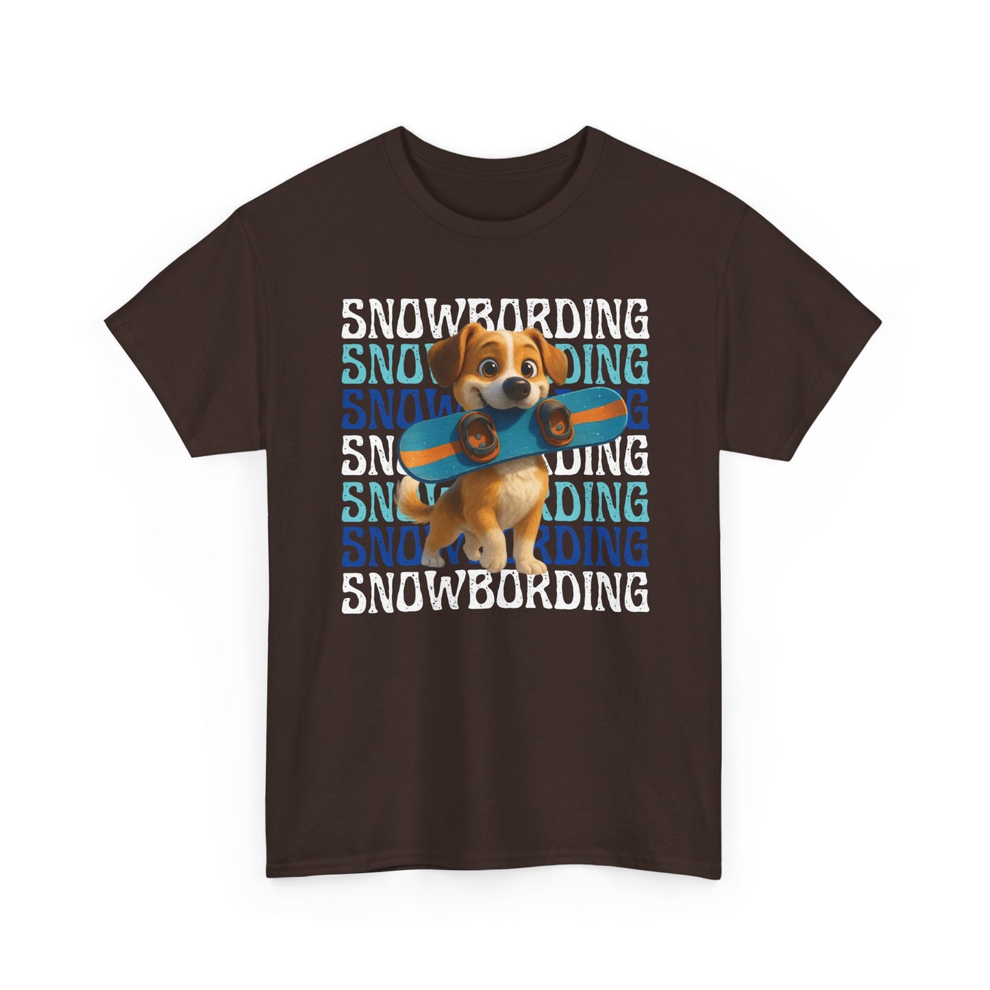 Cute Dog Snowboarder T-Shirt