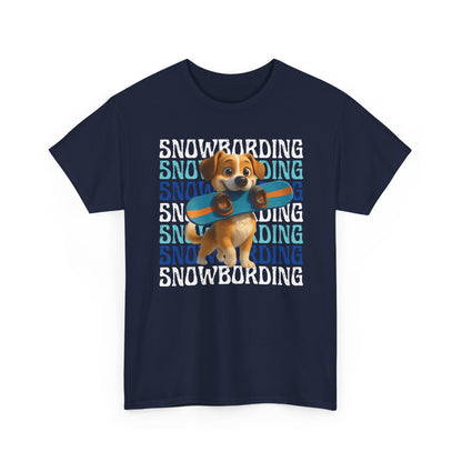 Cute Dog Snowboarder T-Shirt