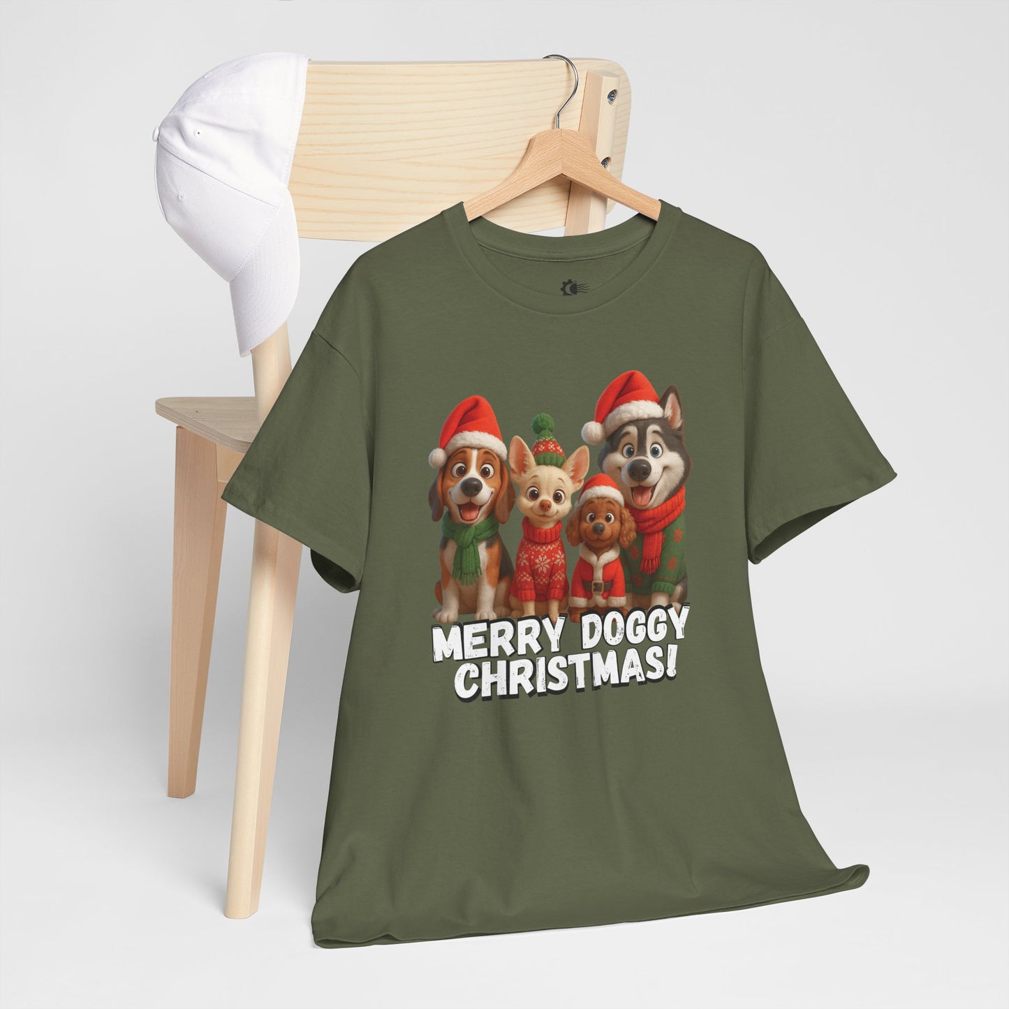 T-Shirt — Cute Santa Puppies