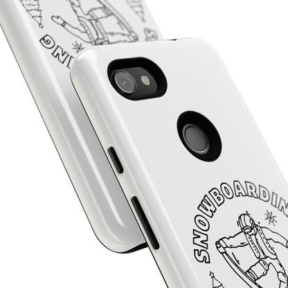 Snowboarding Graphic Tough Case