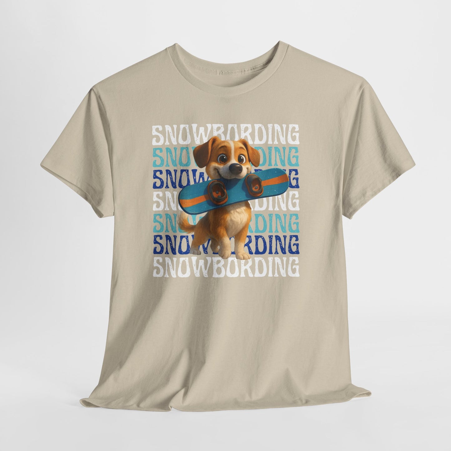 Cute Dog Snowboarder T-Shirt