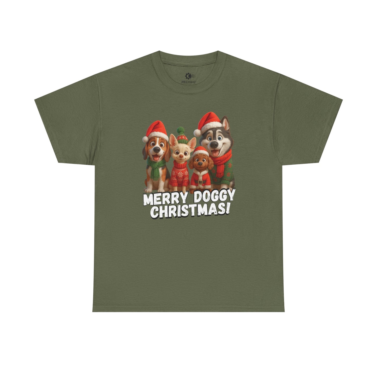 T-Shirt — Cute Santa Puppies