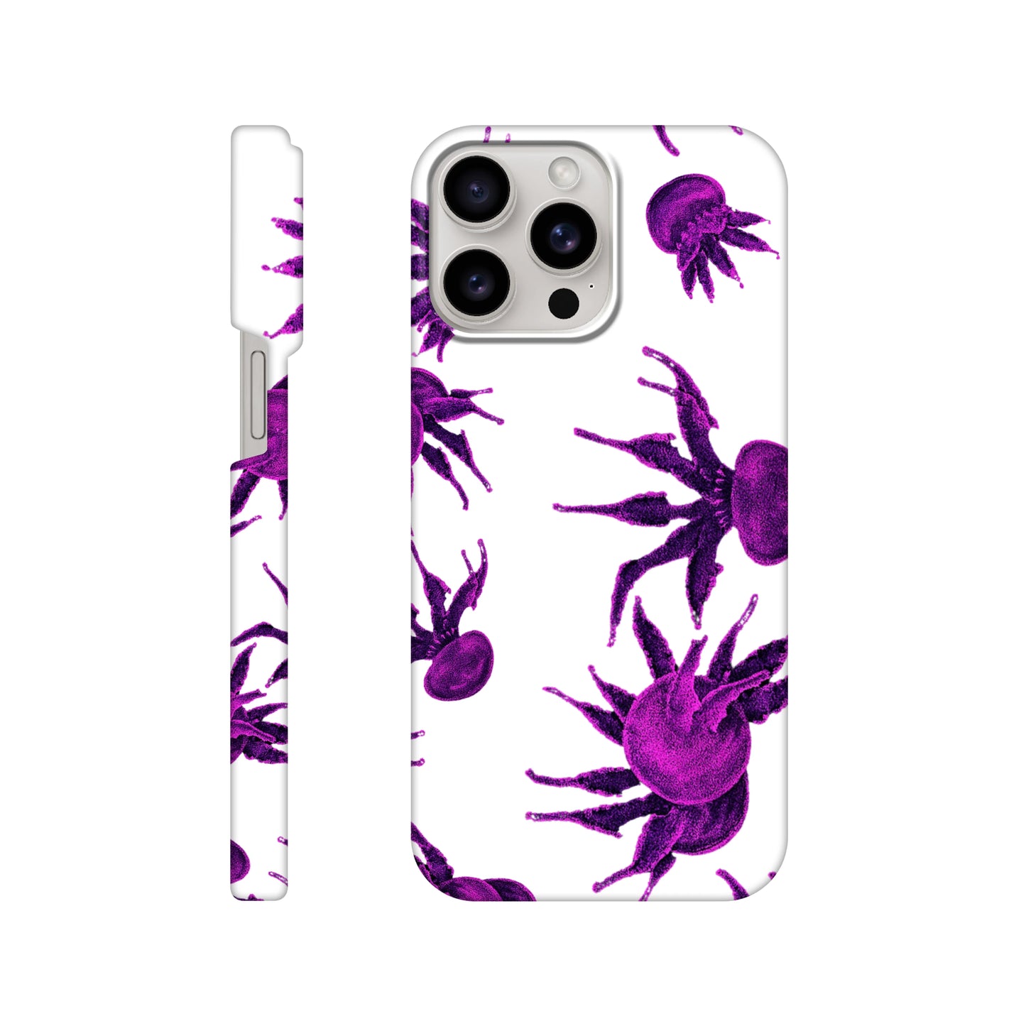 Vibrant Jellyfish Slim Phone Case – Colorful Ocean Art Design