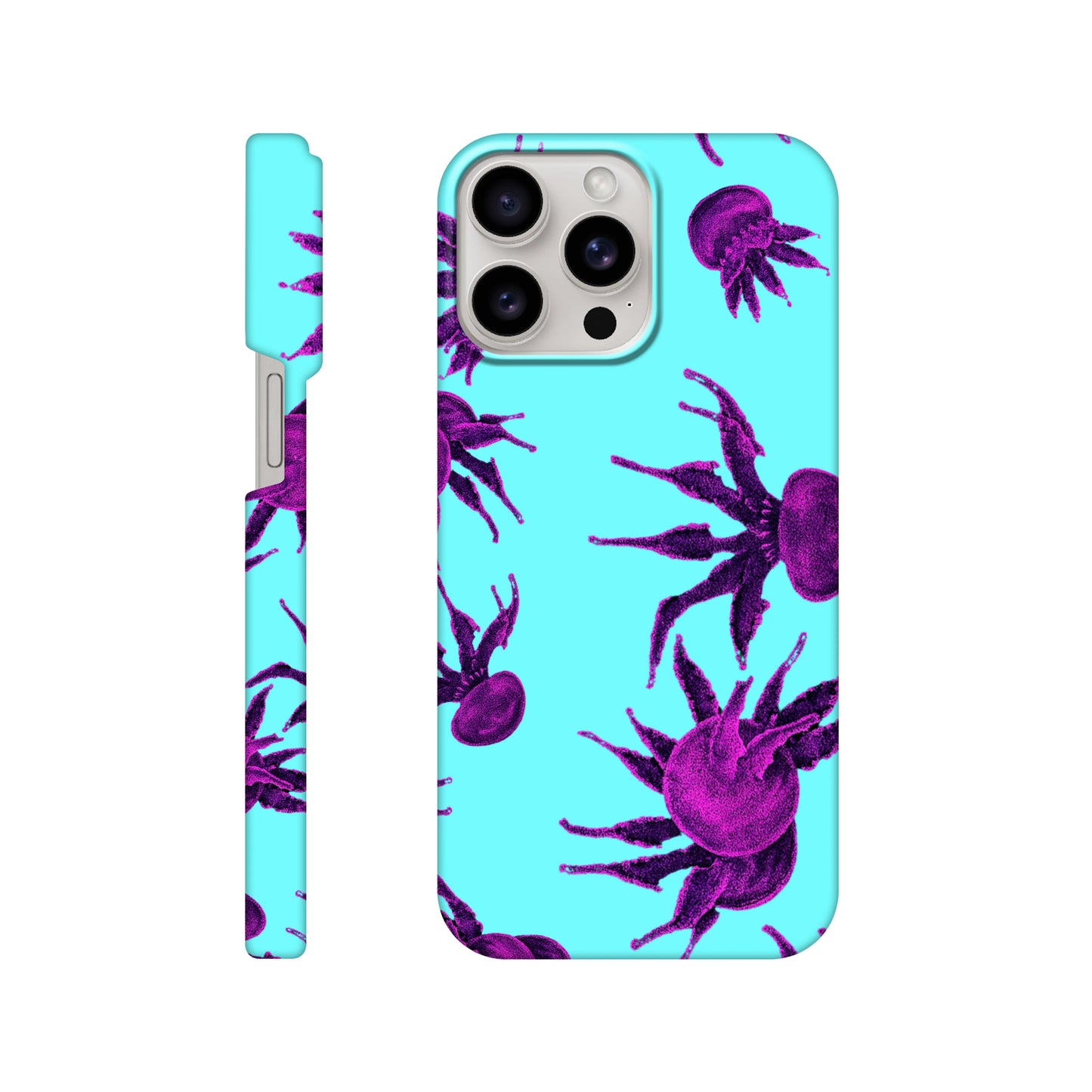 Vibrant Jellyfish Slim Phone Case – Colorful Ocean Art Design