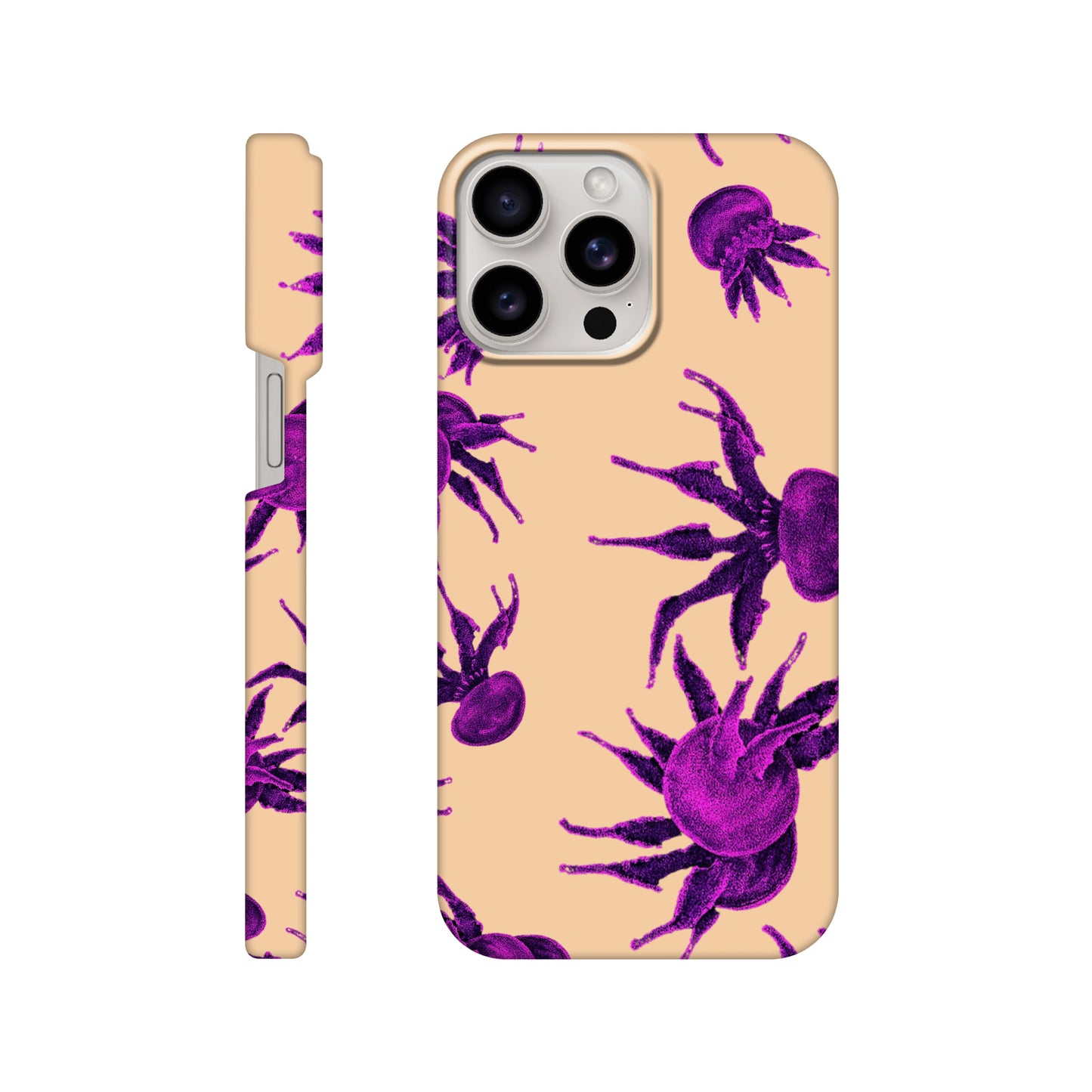 Vibrant Jellyfish Slim Phone Case – Colorful Ocean Art Design